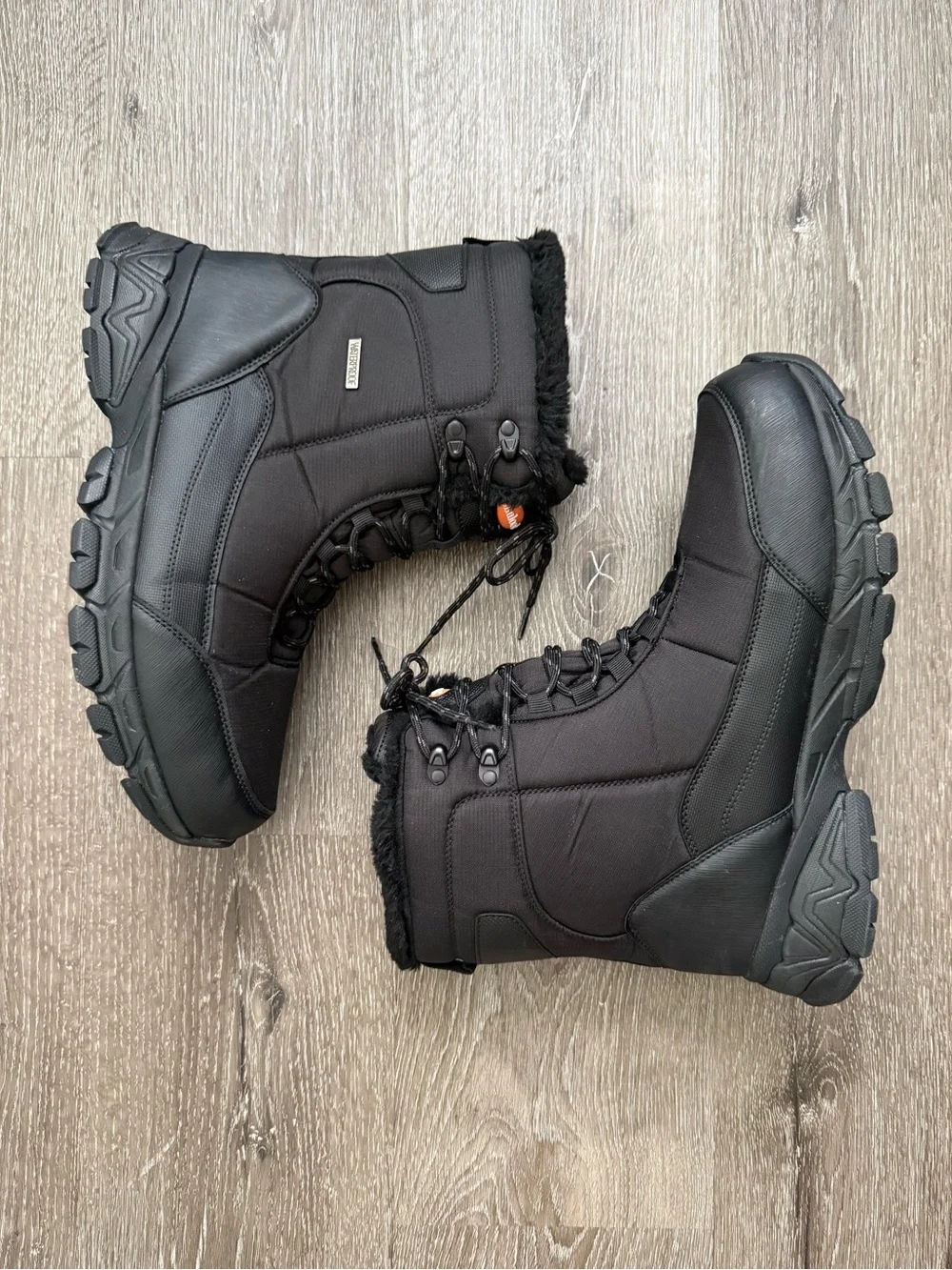 SHULOOK Men’s Waterproof Snow Boots – Size 11.5